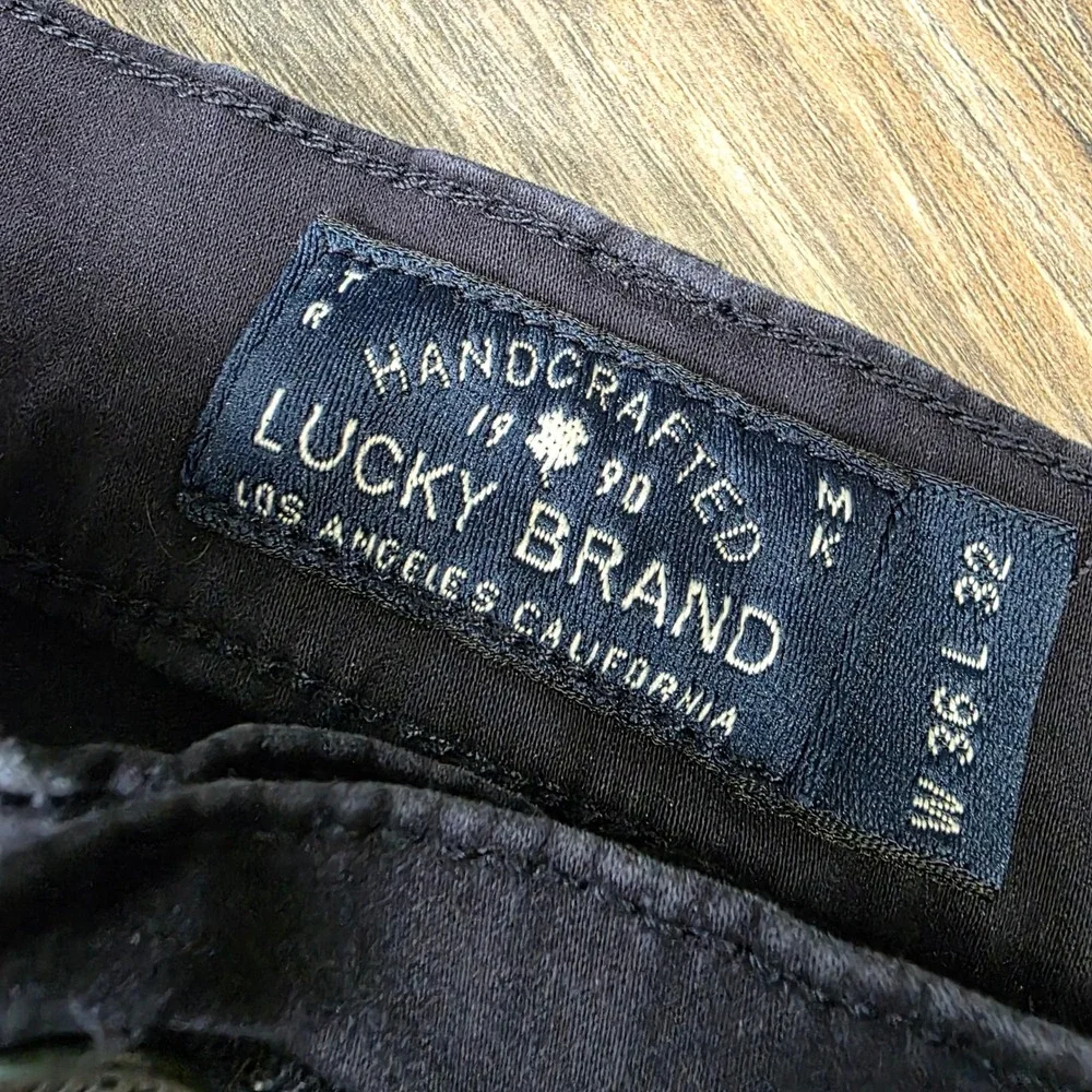 Lucky‎ Brand Mens 5 pocket pants 36x32 Dark Wash Straight Leg Casual Work Wear